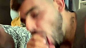 Sucking His Endowed Cock While He Plays Video Game Part 2