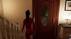 Friend teaches self-defense at house party game