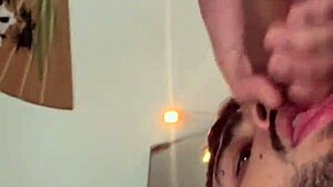 Sucking His Endowed Cock While He Plays Video Game Part 2