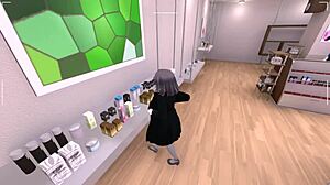 Selena Sneaks Naked in Coat for Public Exposure Thrill