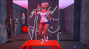 Harley Quinn Turned Sex Slave in Rough Action