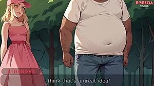 I Meet Innocent Blonde in Park Offering My Lollipop