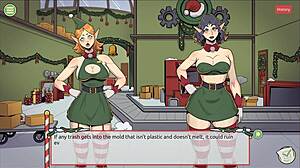 Claus Secret Surprise in Xmas Hentai Game Ep 2 at Sextoy Factory