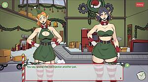 Claus Secret Surprise in Xmas Hentai Game Ep 2 at Sextoy Factory