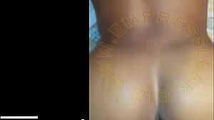 African Girl Bent Over For Intense Doggystyle Fucking