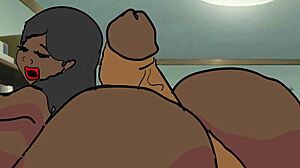 Damn! Banging sexy BBW ebony Nigerian usher from the party!