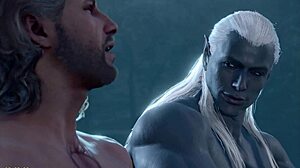 Baldur’s Gate 3 Naked Gale Romance in Raw Gay Scene