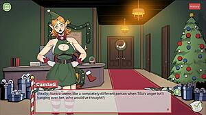 Claus Secret Surprise in Xmas Hentai Game Ep 2 at Sextoy Factory