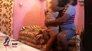 Indian Big Tits Boss Fucks Horny Male Employee in Hardcore Home Video