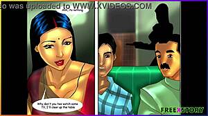 Savita Bhabhi's first sexual experience in 3D animation