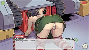 Claus Secret Surprise in Xmas Hentai Game Ep 2 at Sextoy Factory