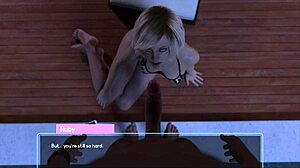 Horny sister loves to suck on big cocks in 3D