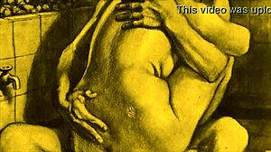 Vintage Retro Cartoon Anime Antique Comic Hentai Drawings