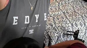 Sucking His Endowed Cock While He Plays Video Game Part 2