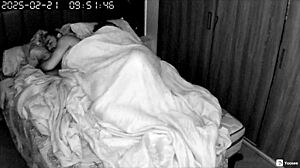 hey, these curious friends got caught fucking under the blankets with a hidden camera, first time too!