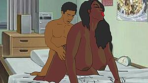 Damn! Banging sexy BBW ebony Nigerian usher from the party!