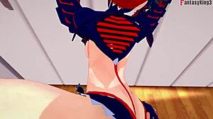 Ryuko Matoi Drills Hard in Free POV Killlakill Fantasy Action