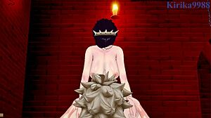 Mimosa and Vanica intensely fuck Asta in Black Clover hentai.