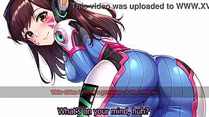 D Va's edging game drives me wild!