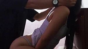 Fucking my wife’s babysitter’s big Latina ass hard