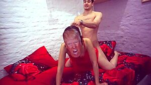 Sexy gay fucks Donald Trump hard.
