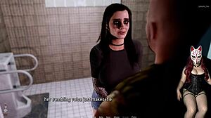 Public toilet blowjob scene from Tales from the Deep Eve 1