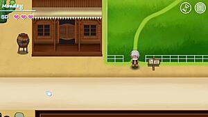 Play a western-themed whore house game with seductive girls