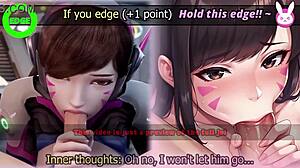 D Va's edging game drives me wild!