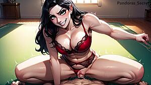 F4M Мачешка-шлюха с огромным хуем!