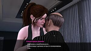 How does fashion business episode 3 part 32 deliver wild 3D cartoon double penetration?