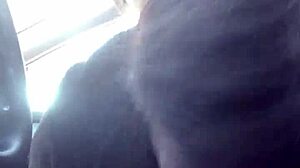 Lesbian Bestfriend Surprises With Sloppy Road Head in Car