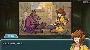 Akabur's Star Channel 34 Part 63, redhead's big tits out in wild hentai game