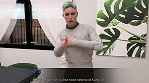 American game show with a hot blowjob scene and a big dick cumshot