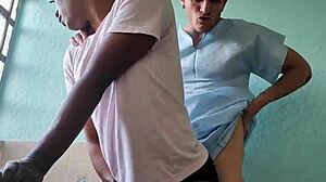 Sucking the Naughty Doctor's Cock