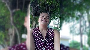 interviewing gina about her cute pretty looks and fat ass