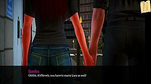 What’s hidden in episode 253 of My New Family hentai?