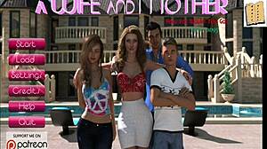 a wife and stepmother play an erotic game