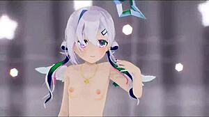 Amane Kanata Hentai Hololive 3D Dance Turns Into Cute Creampie Scene.