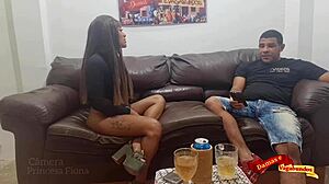 Novinha Nayrob Takes It Tight While Leo Ogro Watches