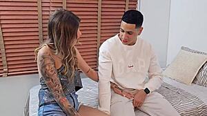 follando con mi novio y el dueño del airbnb parte 1 😏