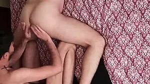 Young Latino Men in Intense Bareback Gay Fucking Action