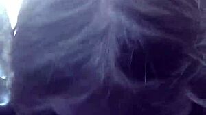 Lesbian Bestfriend Surprises With Sloppy Road Head in Car