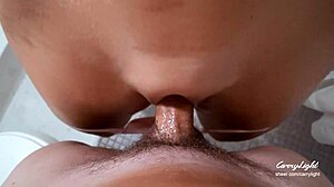 Cheating Milf Sneaks Stepson Cum in Panty