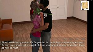 a wife and stepmother play an erotic game