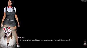 Anna's Exciting Job Interview in Miniskirt