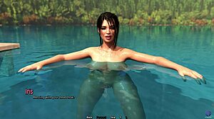 Crazy Step Sister Caught Naked Swimming in Forest - 3D Hentai