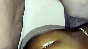Big tits bouncing while being fucked in public