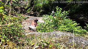 voyeur stranger bangs girl on nudist beach. she’s totally shocked by outdoor action.
