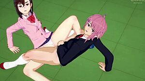 Momo and Aira's Wild Sexual Encounter in Dandadan