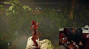 Gamer slut forgot cam during dildo play